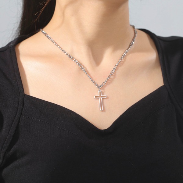 Kors Halsband Lättvikt Bekväm Guld