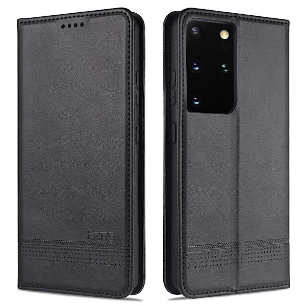 Samsung Galaxy S21 Ultra - Praktiskt Stilrent YAZUNSHI Plånboksfodral Mörkbrun