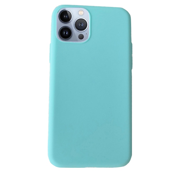 iPhone 13 Pro Max - Genomtänkt Stilsäkert LEMAN Silikonskal Grön