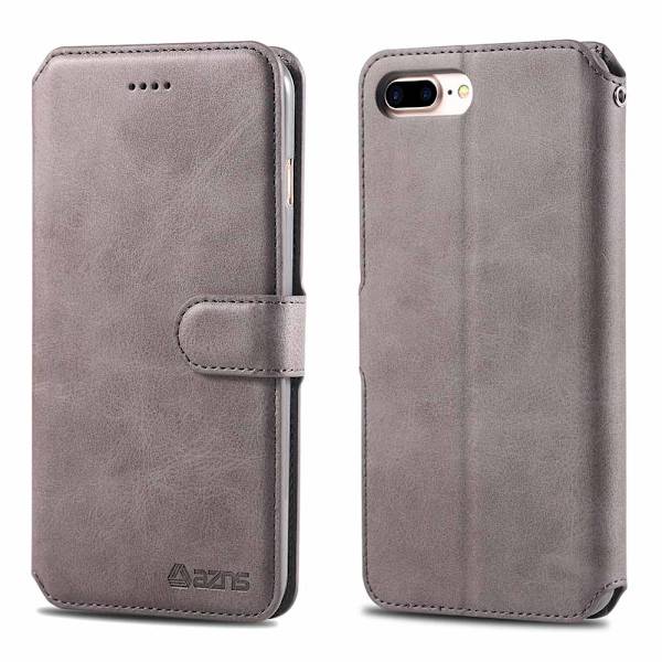 iPhone 8 Plus - Ammattimainen Yazunshi lompakkokotelo Svart