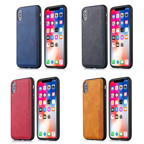 iPhone X/XS - Genomtänkt Slittåligt Skal Blå Blå