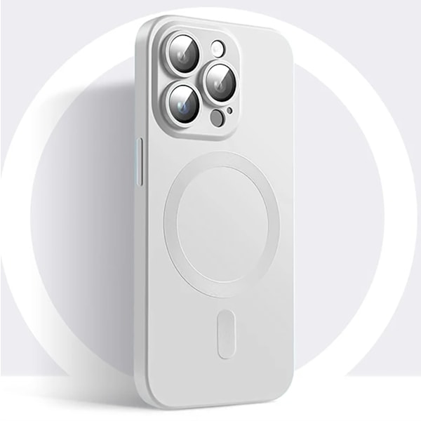 iPhone 16 Pro - Magnetisk Perfektion - Skydd som Matchar Din Stil Off-White