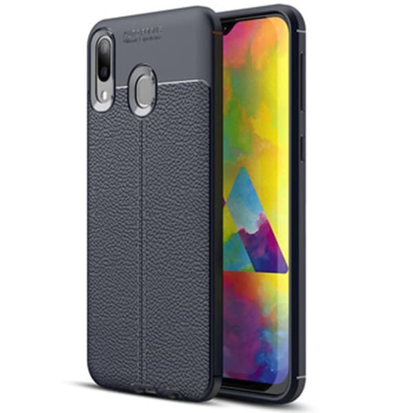 Samsung Galaxy A40 - Auto Focus Stötdämpande Silikonskal Grå Grå