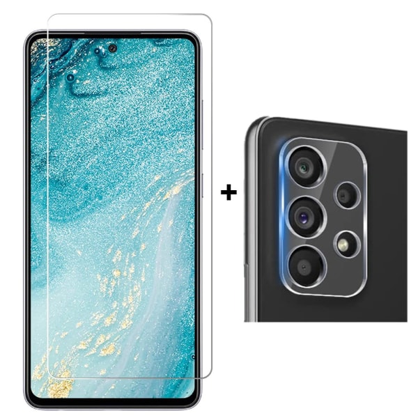 Samsung Galaxy A23 5G Skärmskydd och Kameralinsskydd Transparent