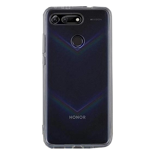 Huawei Honor View 20 - Stilfuldt glat silikonecover Transparent/Genomskinlig