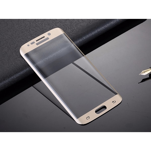 Samsung Galaxy S6 Edge - HuTech EXXO-Skärmskydd 3D (9H) Svart