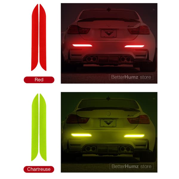 Effektfulla Hållbara 4-Pack Reflexremsor Grön