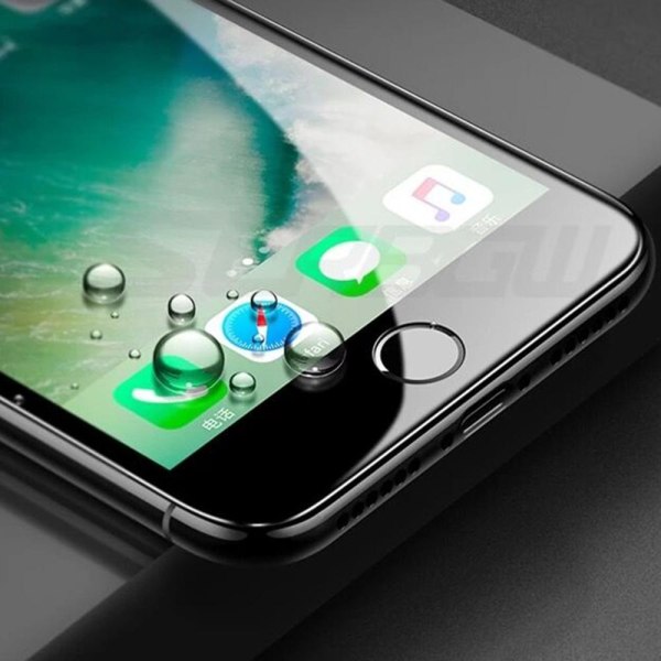 2-PACK iPhone 8 Plus keraaminen näytönsuoja HD 0,3 mm Transparent/Genomskinlig