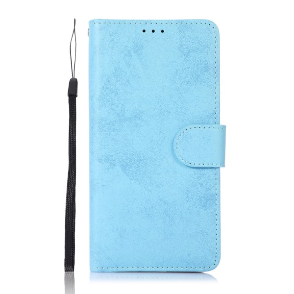 Samsung Galaxy S22 Plus - Robust LEMAN Wallet-deksel Himmelsblå