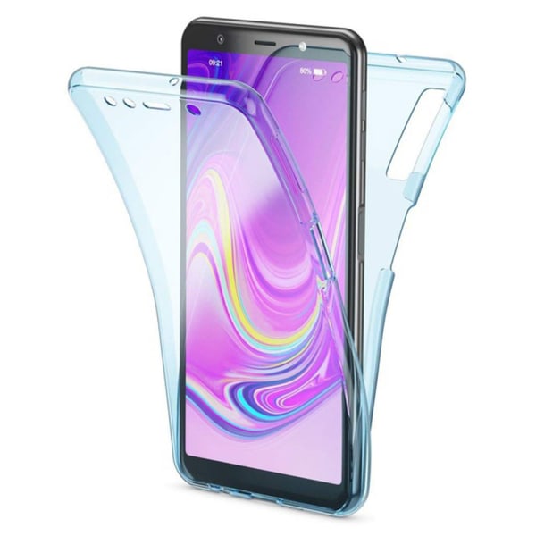 Heltäckande Skydd | Samsung A50 | 360° TPU Silikonfodral Blå