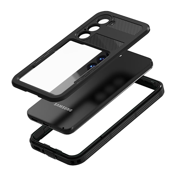 Effektfullt IP68 Vattentätt Skal - Samsung Galaxy S23 Plus Svart