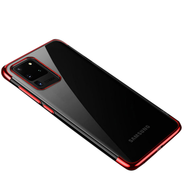 Gjennomtenkt beskyttelsesdeksel - Samsung Galaxy S20 Ultra Röd