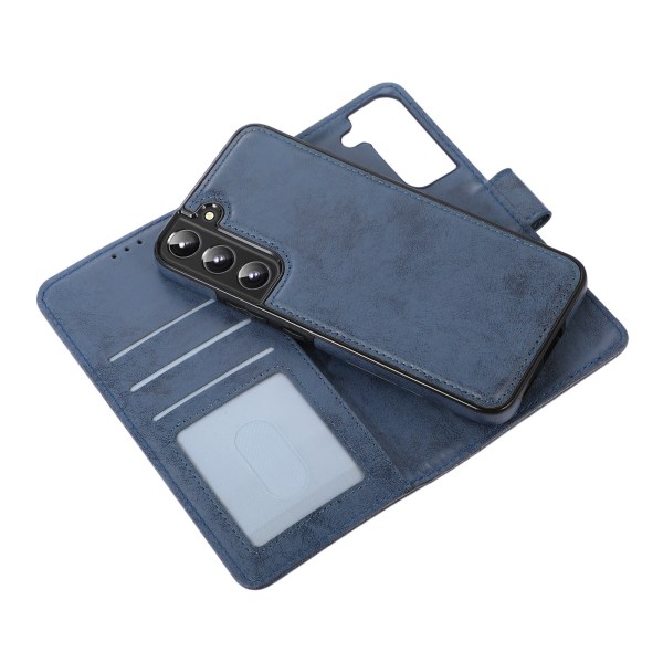 Samsung Galaxy S22 Plus - Robust LEMAN Plånboksfodral Svart