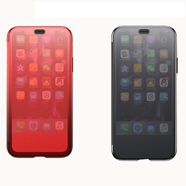 Fodral med Touchfunktion (Nyhet) för iPhone XS Max - BASEUS Röd