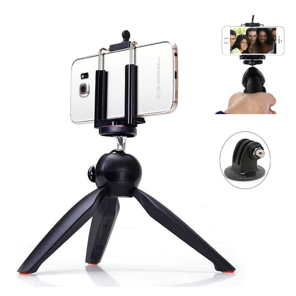Mini Tripod Hållbar Smidig Svart