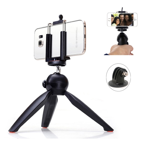 Mini Tripod H�llbar Smidig Svart