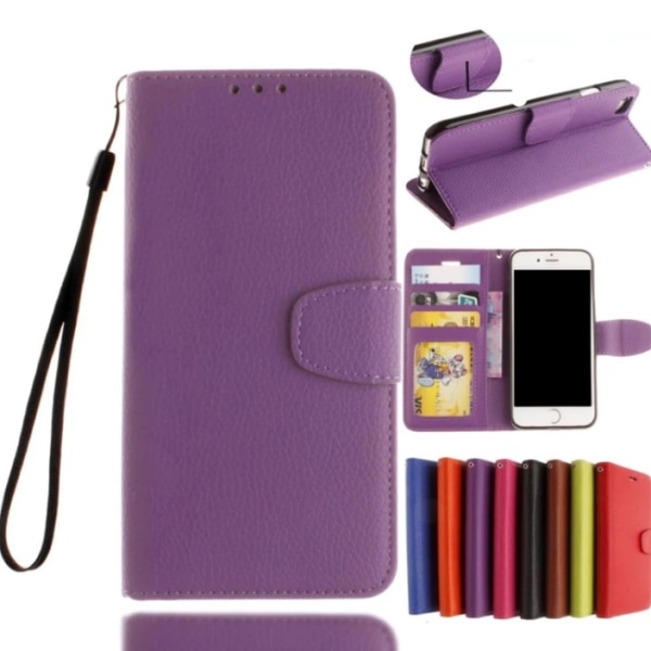 Slitstarkt Stilrent Plånboksfodral för iPhone 8 Plus (MAX SKYDD) Brun