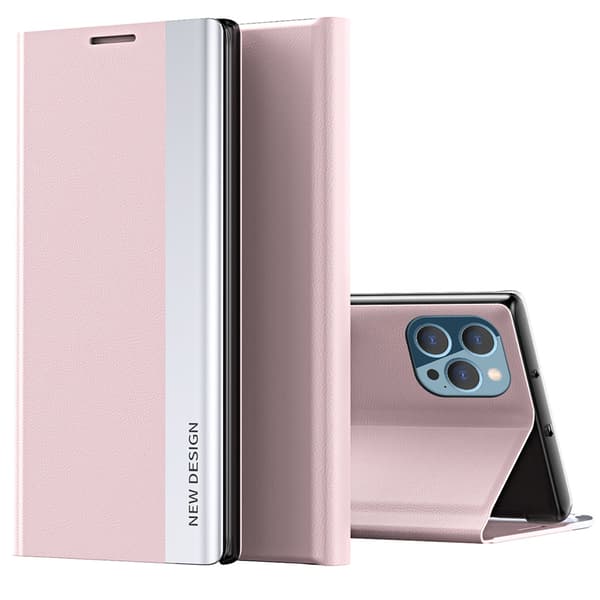 iPhone 13 Pro Max & 12 Pro Max - Elegant Fodral med Stativ Gul