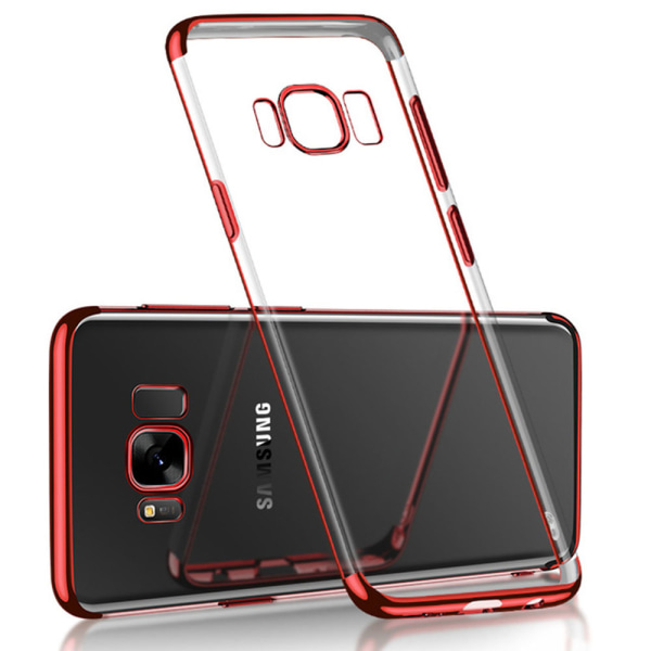 Samsung Galaxy S8+ - Iskuja vaimentava älykäs silikonikotelo (FLOVEME) Röd