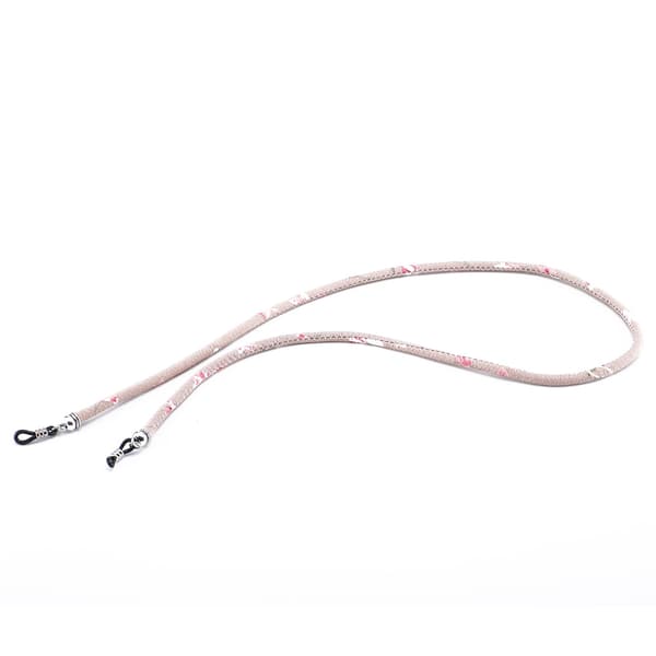 Praktisk farverig brillesnor Beige