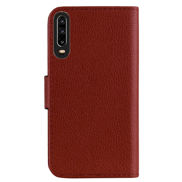 Huawei P30 - Tyylikäs nahkainen lompakkokotelo (NKOBEE) Röd