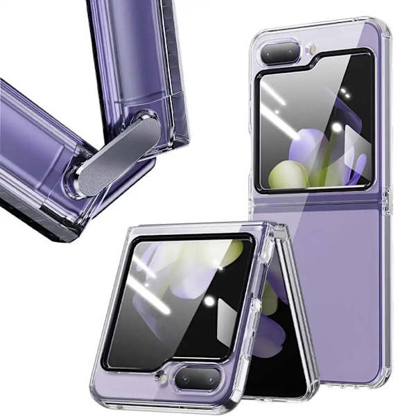 Galaxy Z Flip 5 - Genomskinligt silikonfodral Transparent