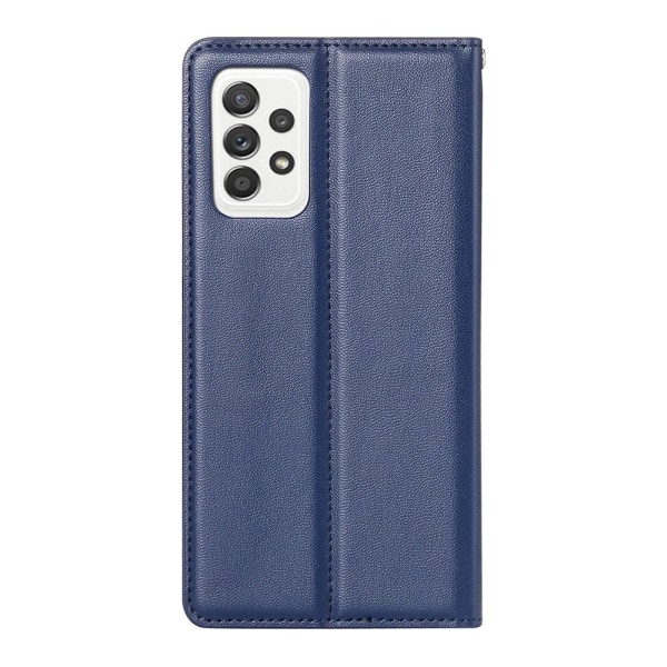 Samsung Galaxy A72 - Professionelt Hanman Wallet Cover Marinblå