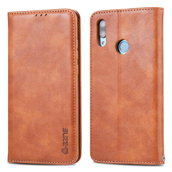 Professionellt Retro Plånboksfodral - Huawei P Smart 2019 Röd