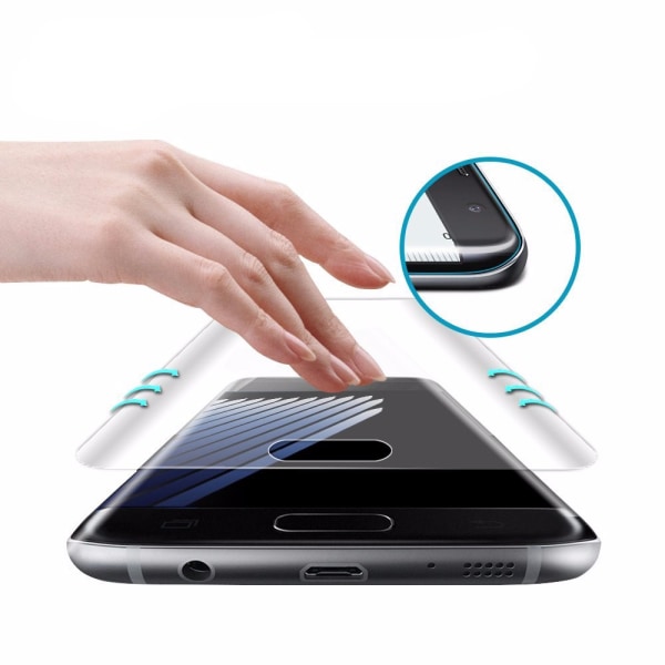 Samsung Galaxy S7 2-PACK Blød skærmbeskytter PET 9H 0,2mm Transparent/Genomskinlig