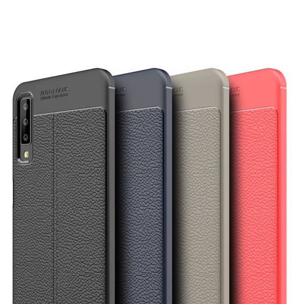 Stilfuldt cover fra AUTO FOCUS til Samsung Galaxy A7 2018 Röd