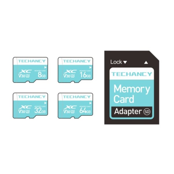 32Gb Micro Sd Minneskort med Adapter