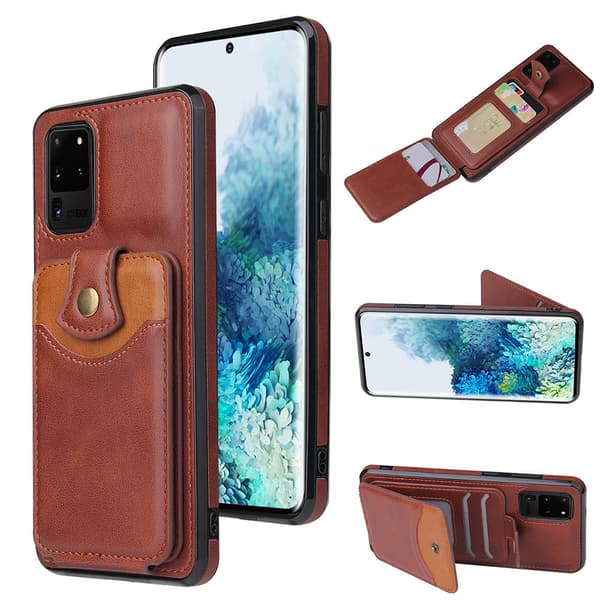 Kotelo korttipaikalla - Samsung Galaxy S20 Ultra Röd Röd