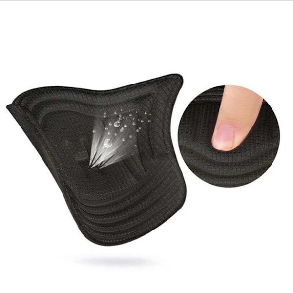 1-Par Bekväma Mjuka Hälinlägg Vit 0.5cm