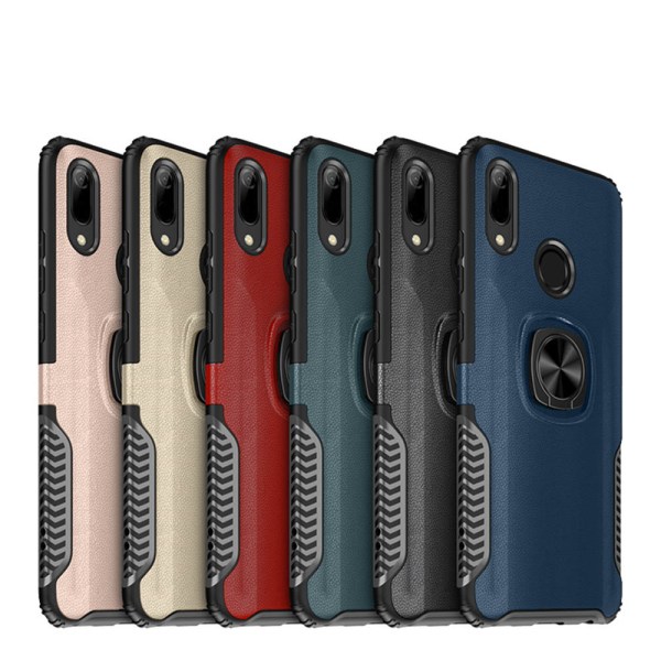 Cover med ringholder - Huawei Y6 2019 Guld