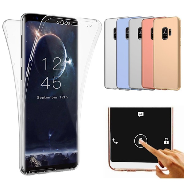 Elegant Silikonskal - Samsung Galaxy S9 (TOUCHFUNKTION) Svart