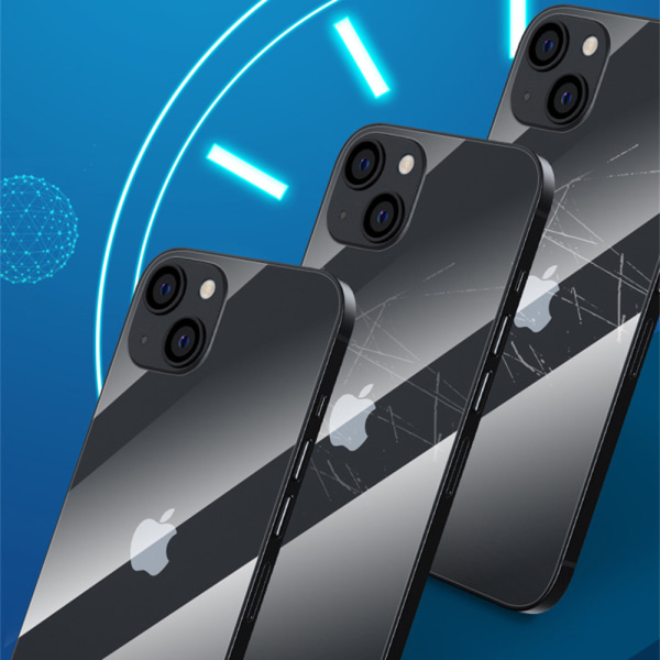 3-PACK iPhone 13 Back Hydrogel skærmbeskytter 0,3 mm Transparent/Genomskinlig