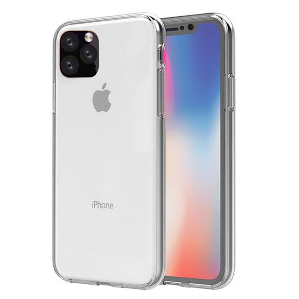 Elegant Dubbelsidigt Skyddsskal i Silikon - iPhone 11 Pro Svart