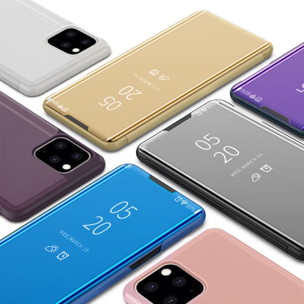 iPhone 11 Pro Max - Effektivt gennemtænkt LEMAN-cover Guld Guld