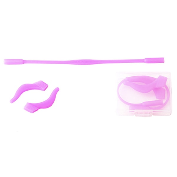 Bekvämt Glasögon-Snöre för Barn (Silikon) Senilsnöre Hot Pink