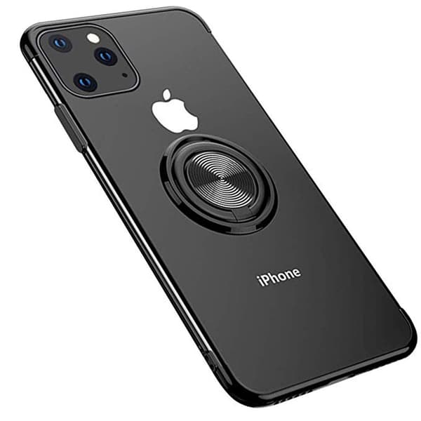 Stötdämpande Elegant Skal Ringhållare - iPhone 11 Pro Roséguld Roséguld