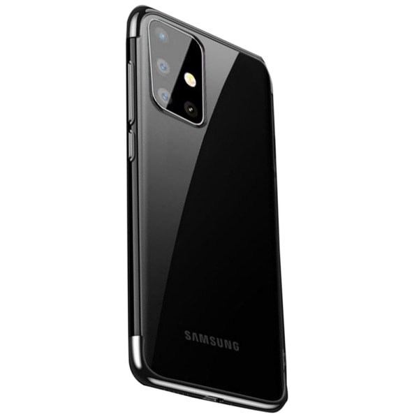 Samsung Galaxy A71 - Genomtänkt Tunt Silikonskal Silver