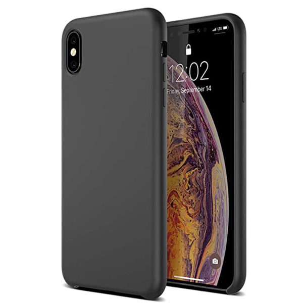 iPhone XS Max - mattapintainen tyylikäs suojakuori NILLKIN Svart