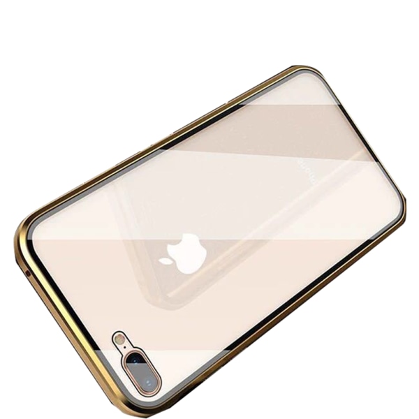iPhone 7 - Stilig beskyttende magnetisk deksel Svart