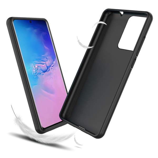 Samsung Galaxy A32 - Stilrent Mattbehandlat Silikonskal Svart