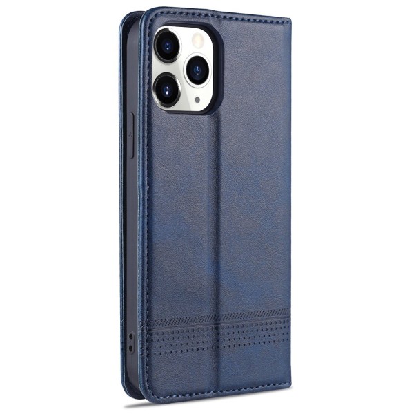 iPhone 12 Pro - Stilig AZNS Wallet-deksel Blå