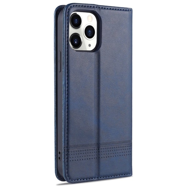 iPhone 12 Pro - Stilig AZNS Wallet-deksel Svart