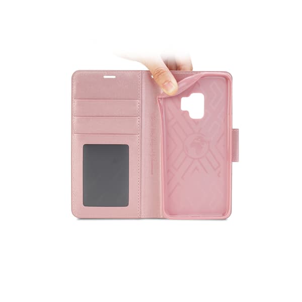 Hanman Lommebokdeksel for Samsung Galaxy S9 Svart