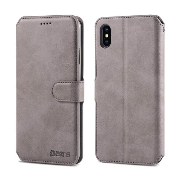 iPhone X/XS - Plånboksfodral Brun Brun