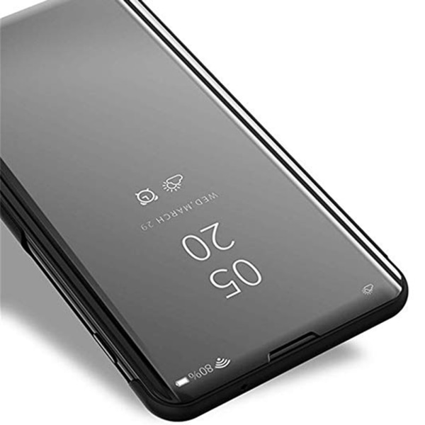 Huawei P30 - Käytännöllinen Smart Case Lemanilta (CLEAR-VIEW) Svart