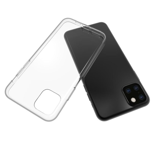 iPhone 11 Pro - Skyddande Smart Silikonskal Transparent/Genomskinlig
